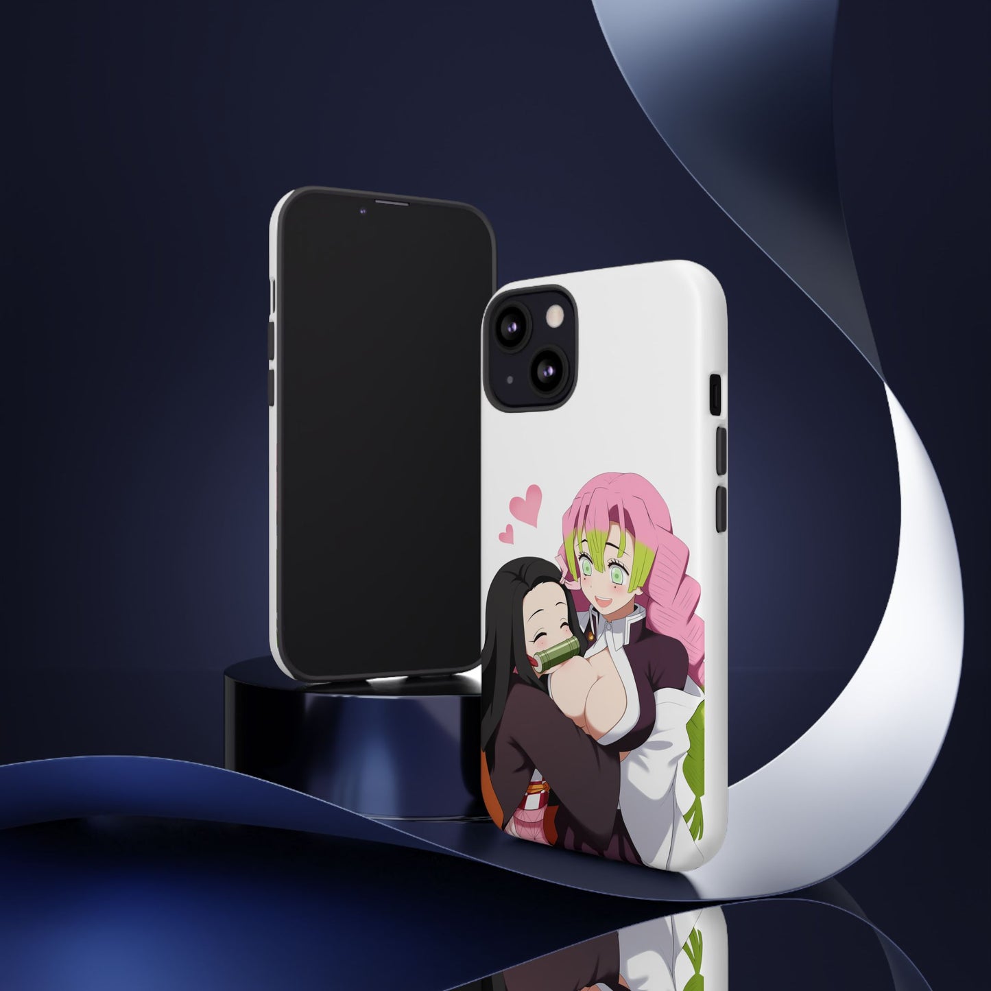 Anime Tough Cases - Nezuko and Mitsuri Demon Slayer Love Design