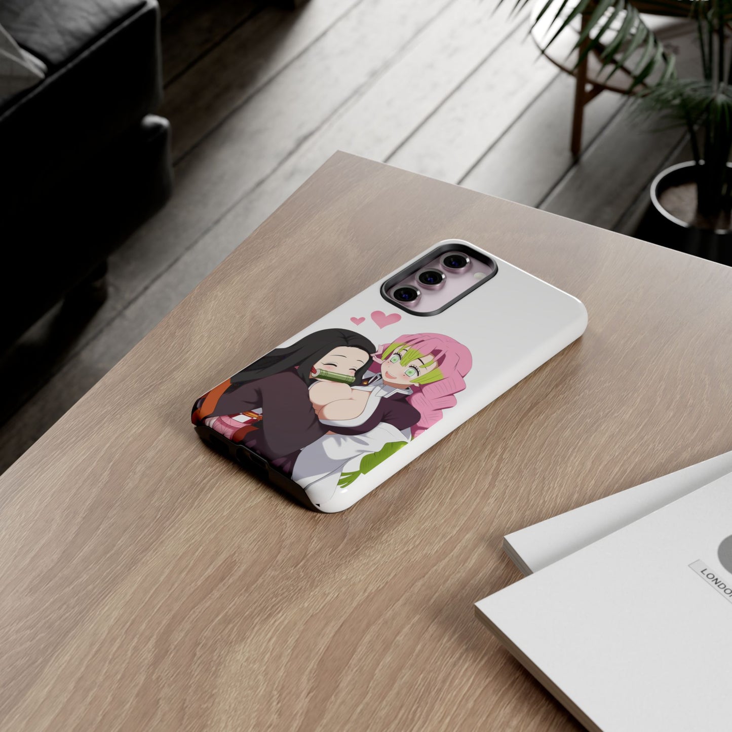 Anime Tough Cases - Nezuko and Mitsuri Demon Slayer Love Design