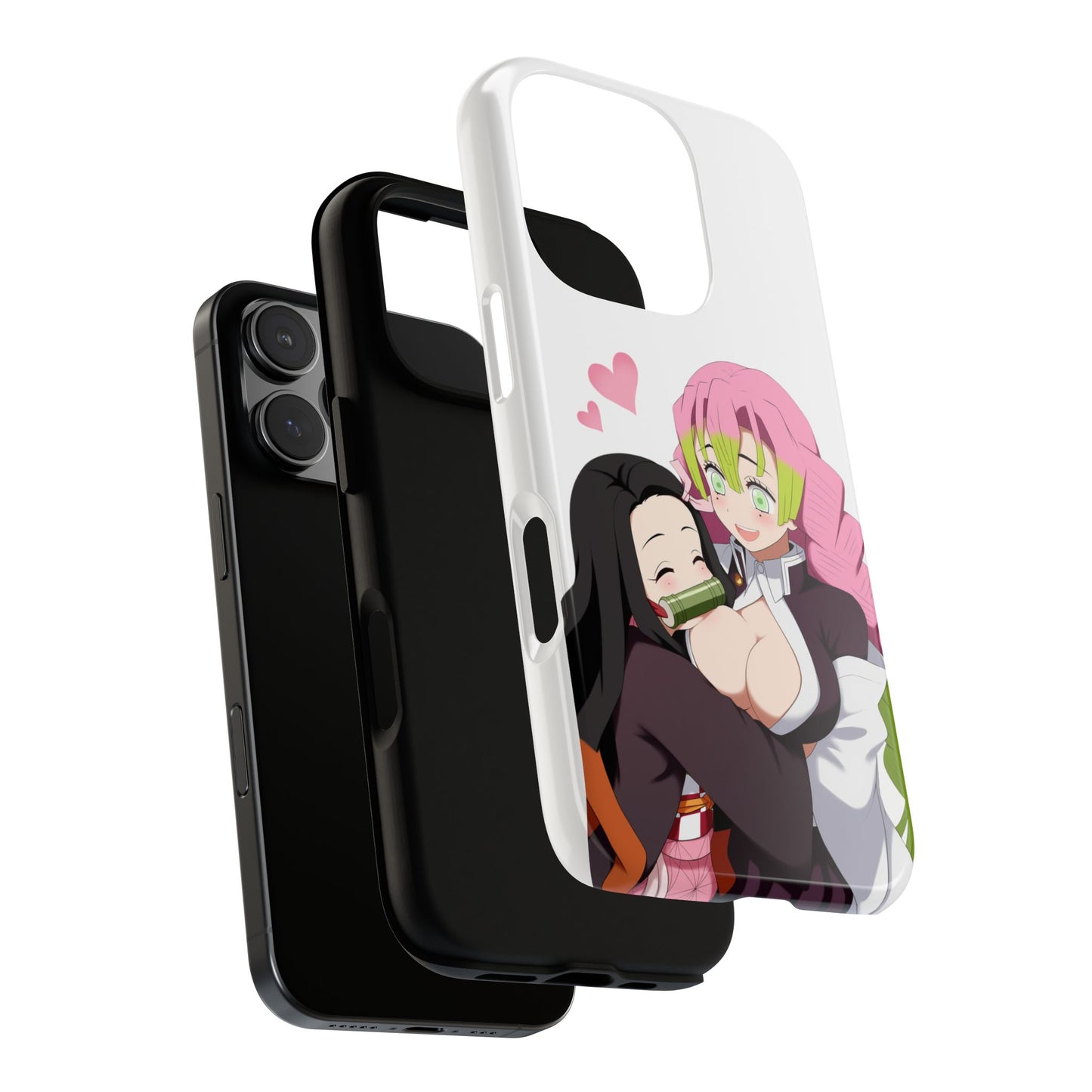 Anime Tough Cases - Nezuko and Mitsuri Demon Slayer Love Design