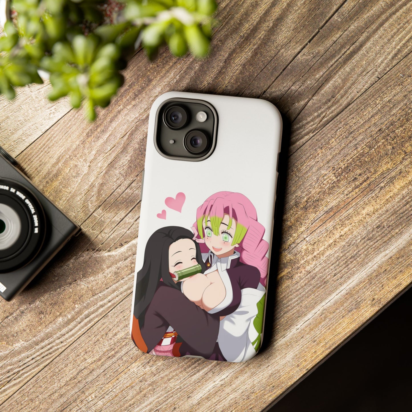 Anime Tough Cases - Nezuko and Mitsuri Demon Slayer Love Design