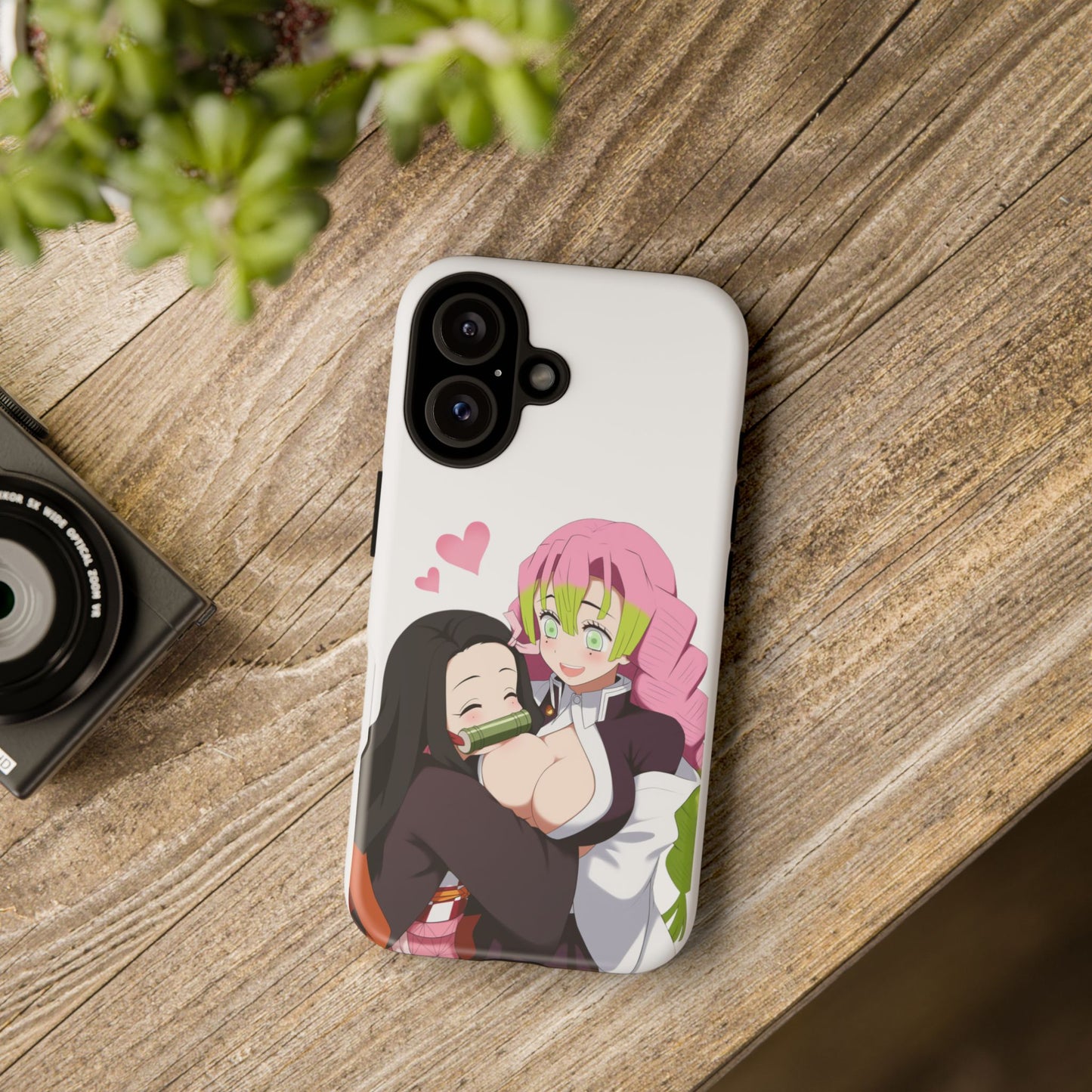 Anime Tough Cases - Nezuko and Mitsuri Demon Slayer Love Design