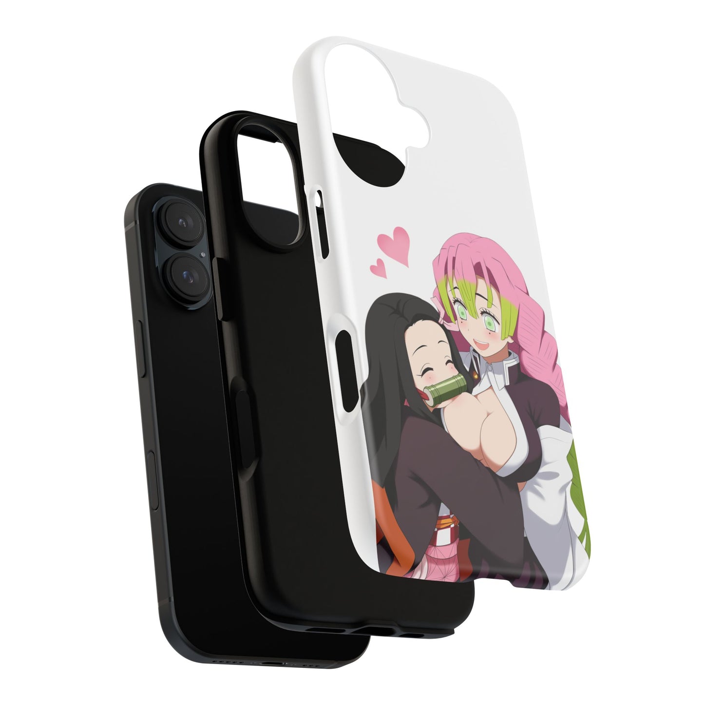 Anime Tough Cases - Nezuko and Mitsuri Demon Slayer Love Design