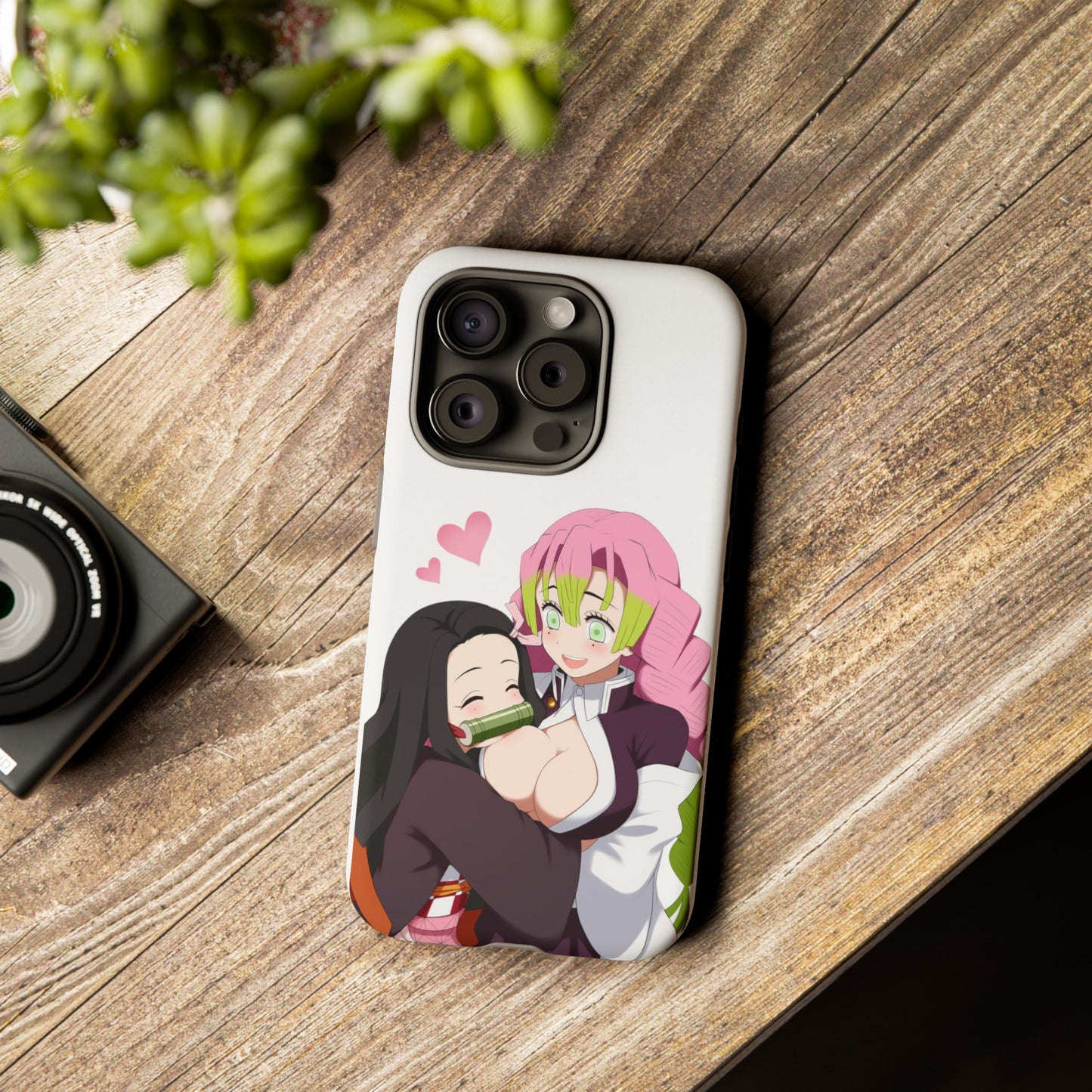 Anime Tough Cases - Nezuko and Mitsuri Demon Slayer Love Design