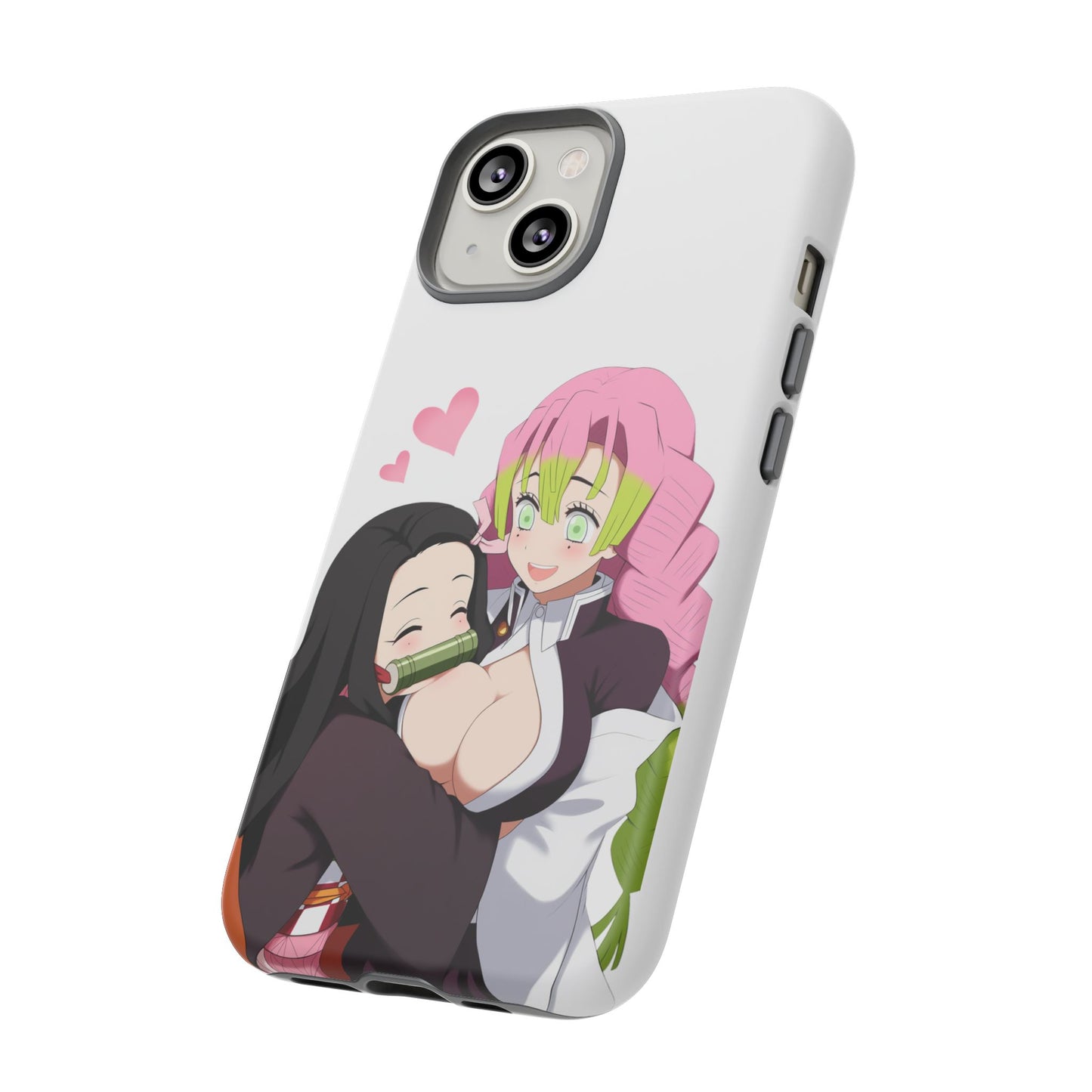 Anime Tough Cases - Nezuko and Mitsuri Demon Slayer Love Design