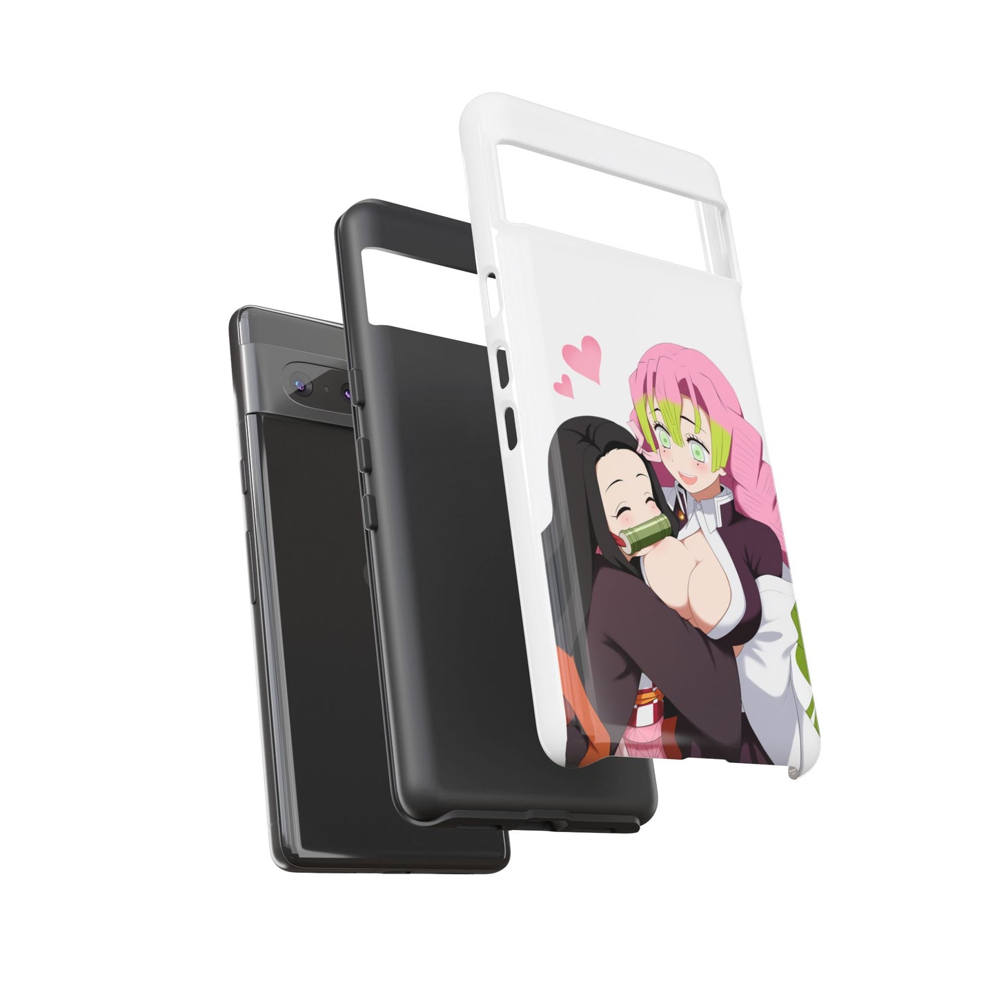 Anime Tough Cases - Nezuko and Mitsuri Demon Slayer Love Design