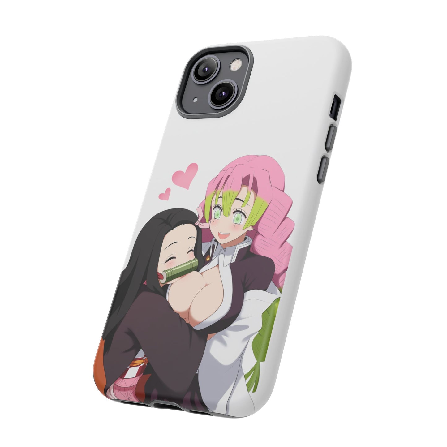Anime Tough Cases - Nezuko and Mitsuri Demon Slayer Love Design