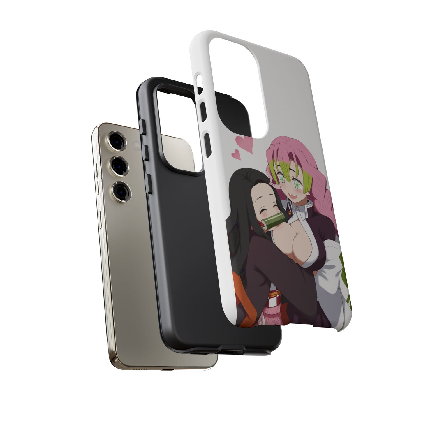 Anime Tough Cases - Nezuko and Mitsuri Demon Slayer Love Design