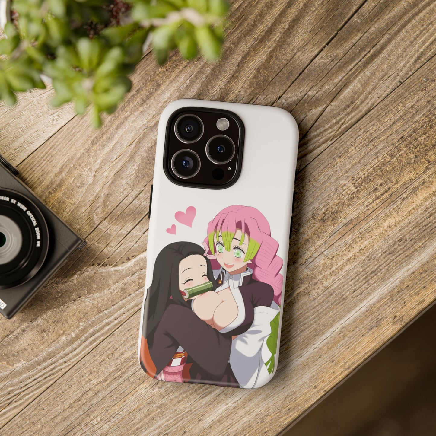 Anime Tough Cases - Nezuko and Mitsuri Demon Slayer Love Design