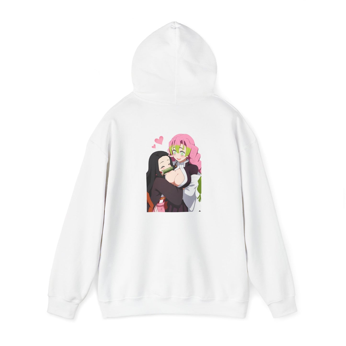 Anime Demon Slayer Nezuko and Mitsuri Unisex Hoodie Love Design