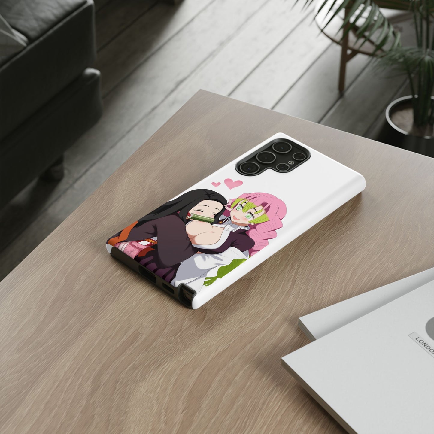 Anime Tough Cases - Nezuko and Mitsuri Demon Slayer Love Design