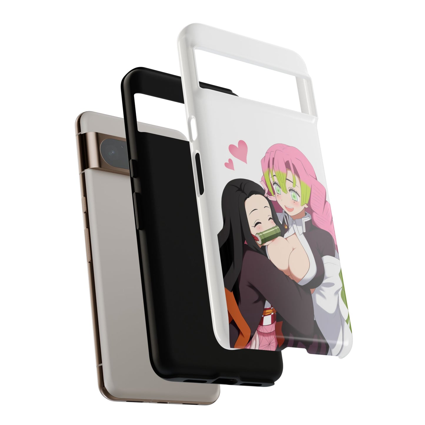 Anime Tough Cases - Nezuko and Mitsuri Demon Slayer Love Design