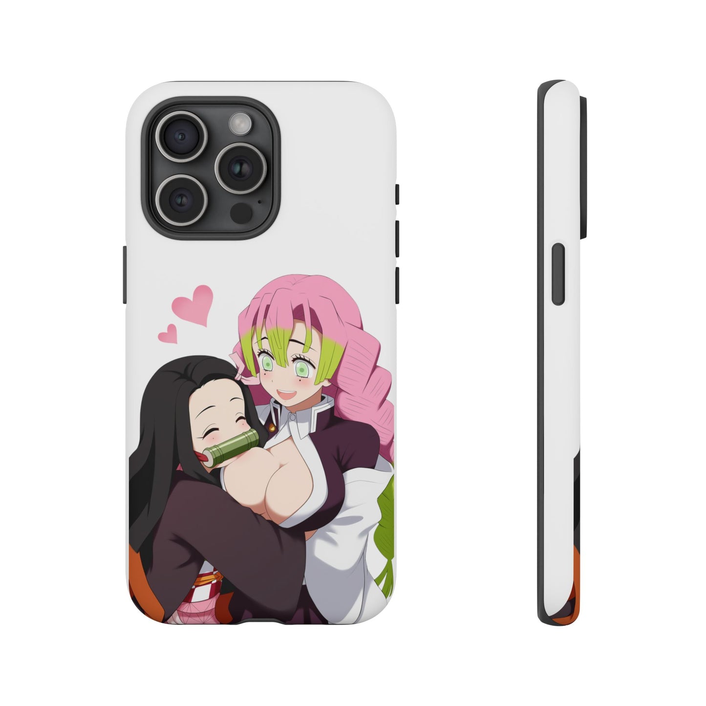 Anime Tough Cases - Nezuko and Mitsuri Demon Slayer Love Design
