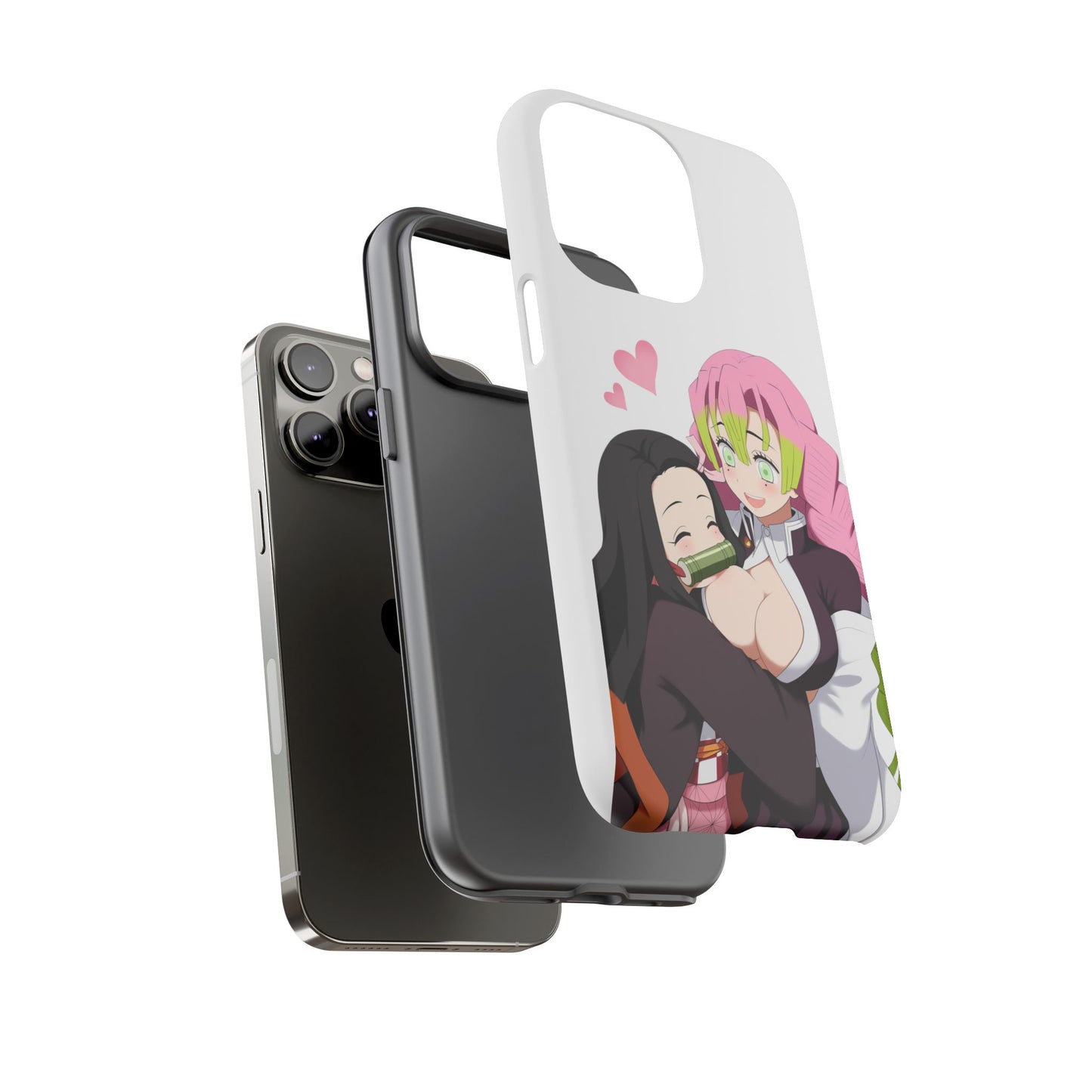 Anime Tough Cases - Nezuko and Mitsuri Demon Slayer Love Design