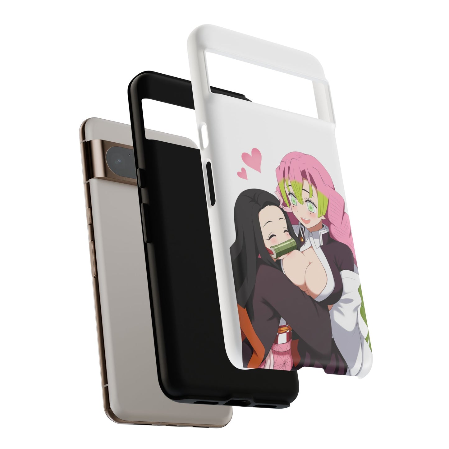 Anime Tough Cases - Nezuko and Mitsuri Demon Slayer Love Design