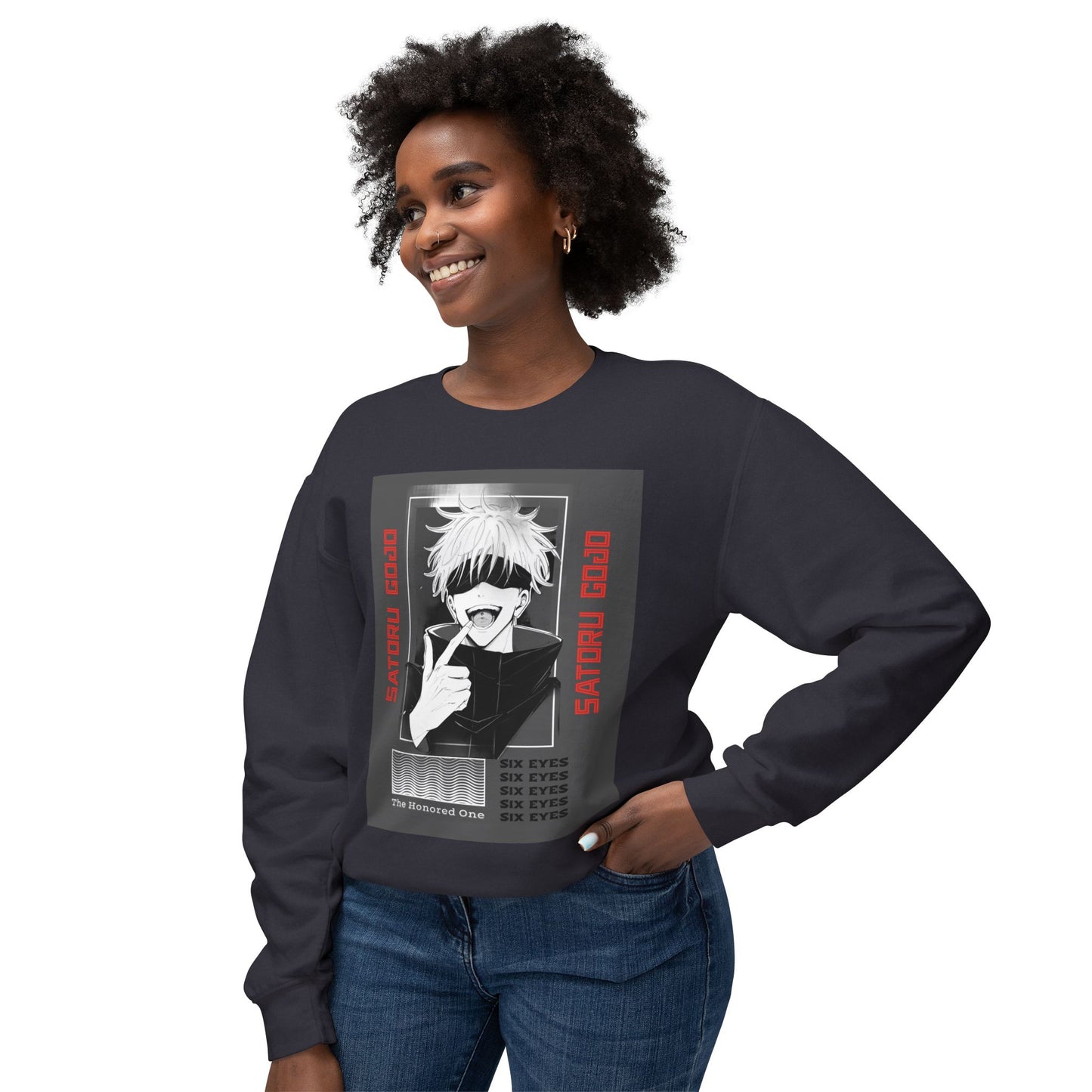 Satoru Gojo Jujutsu Kaisen Sweatshirt, Infinite Void Anime Crewneck, Domain Expansion, Unisex Top