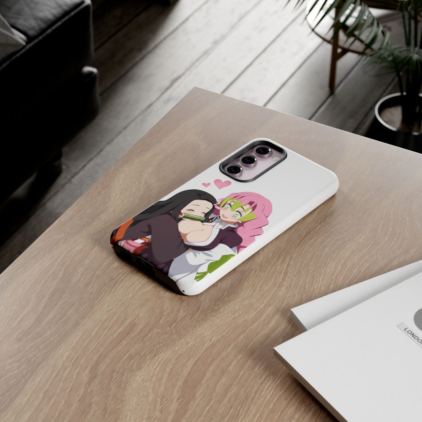 Anime Tough Cases - Nezuko and Mitsuri Demon Slayer Love Design