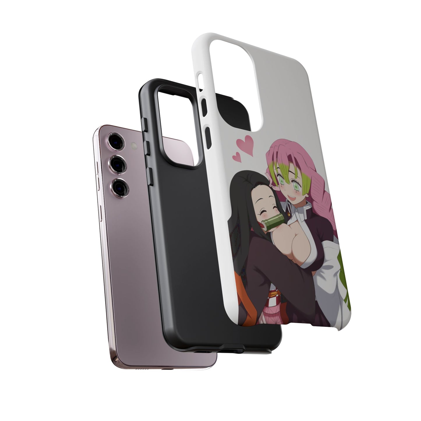 Anime Tough Cases - Nezuko and Mitsuri Demon Slayer Love Design