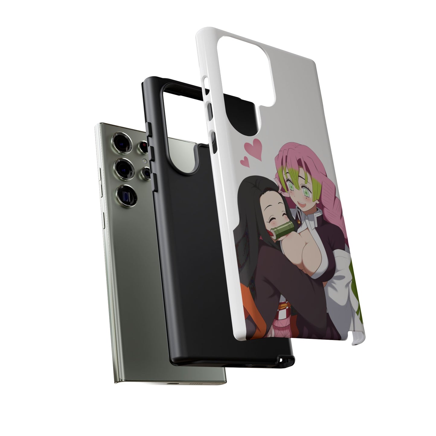 Anime Tough Cases - Nezuko and Mitsuri Demon Slayer Love Design
