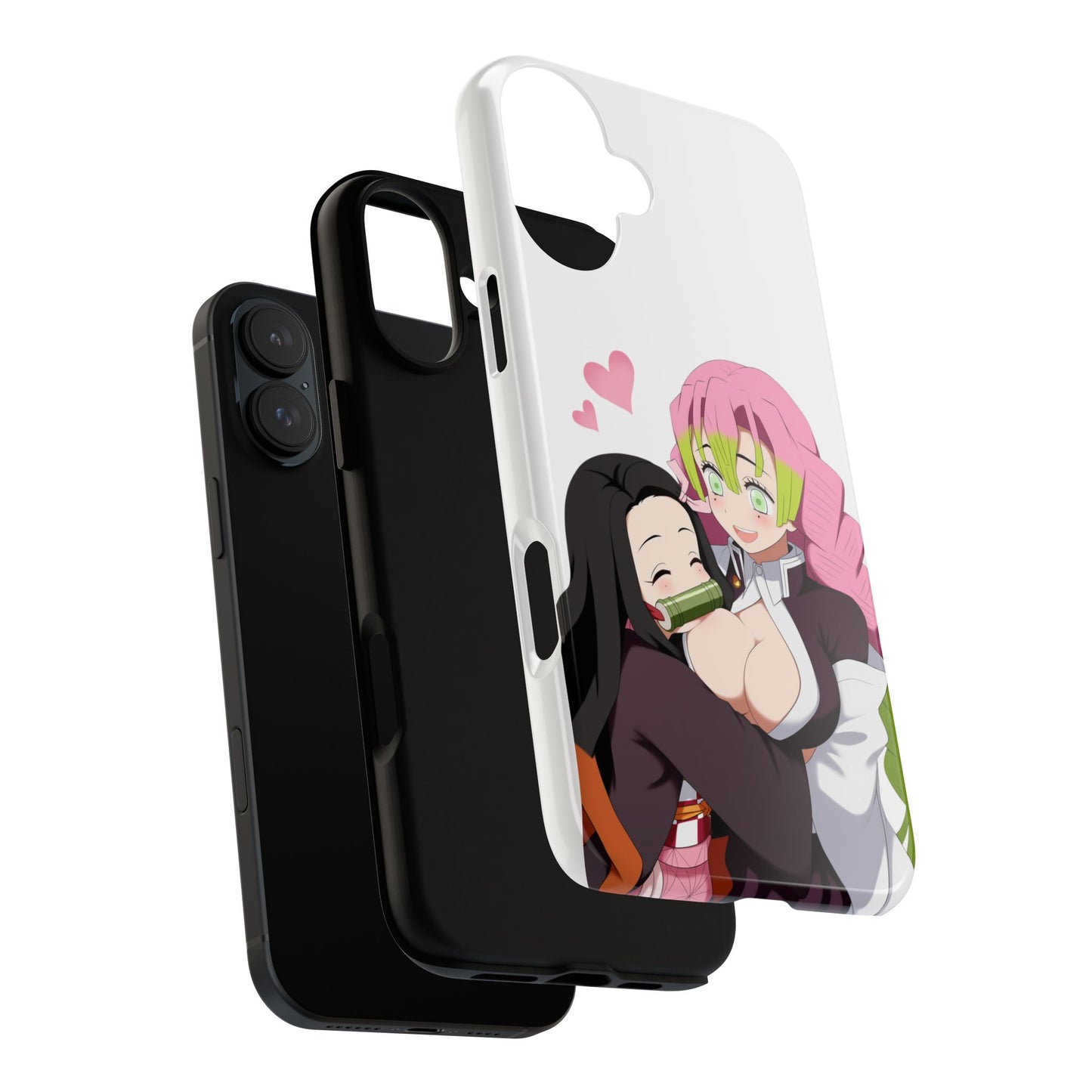 Anime Tough Cases - Nezuko and Mitsuri Demon Slayer Love Design