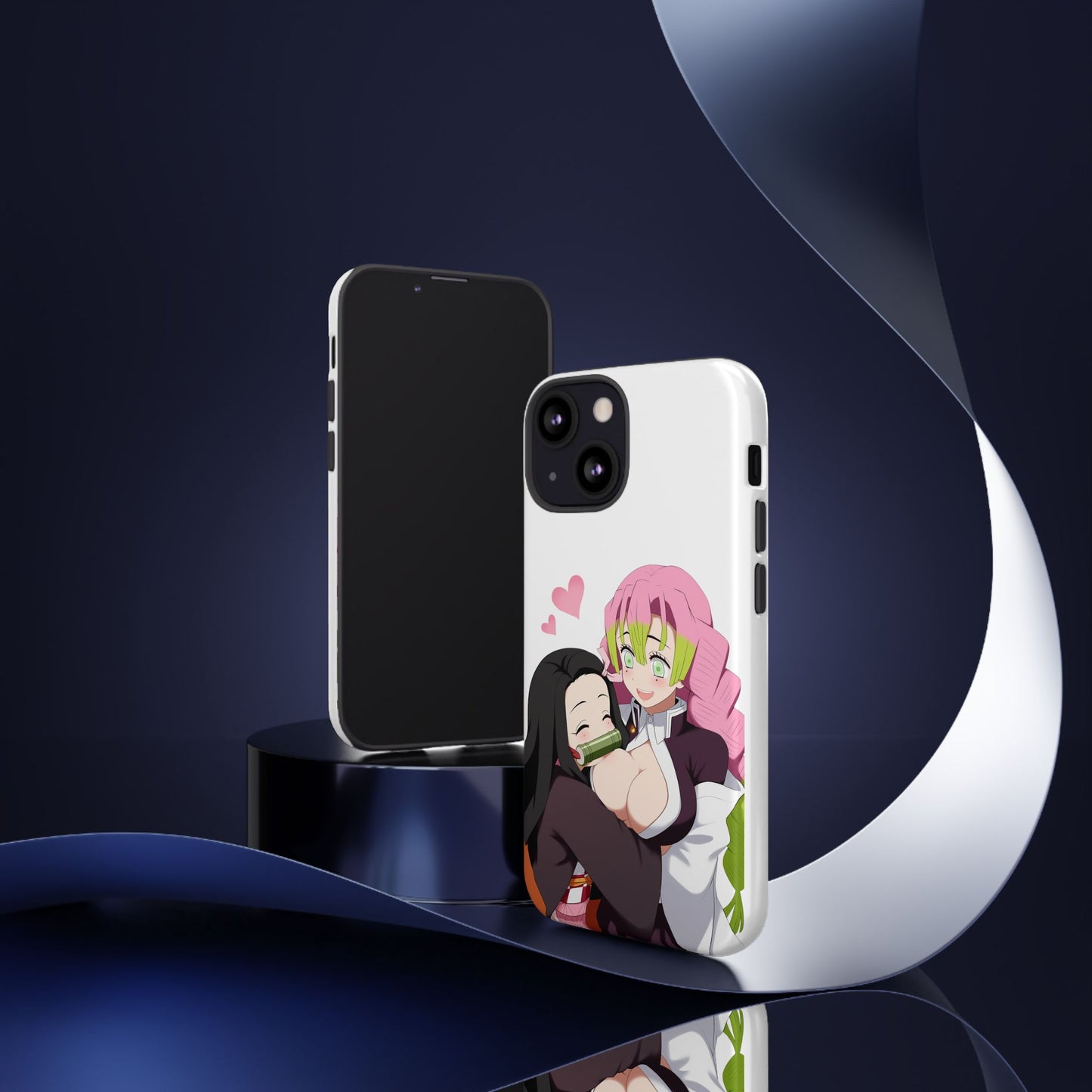 Anime Tough Cases - Nezuko and Mitsuri Demon Slayer Love Design