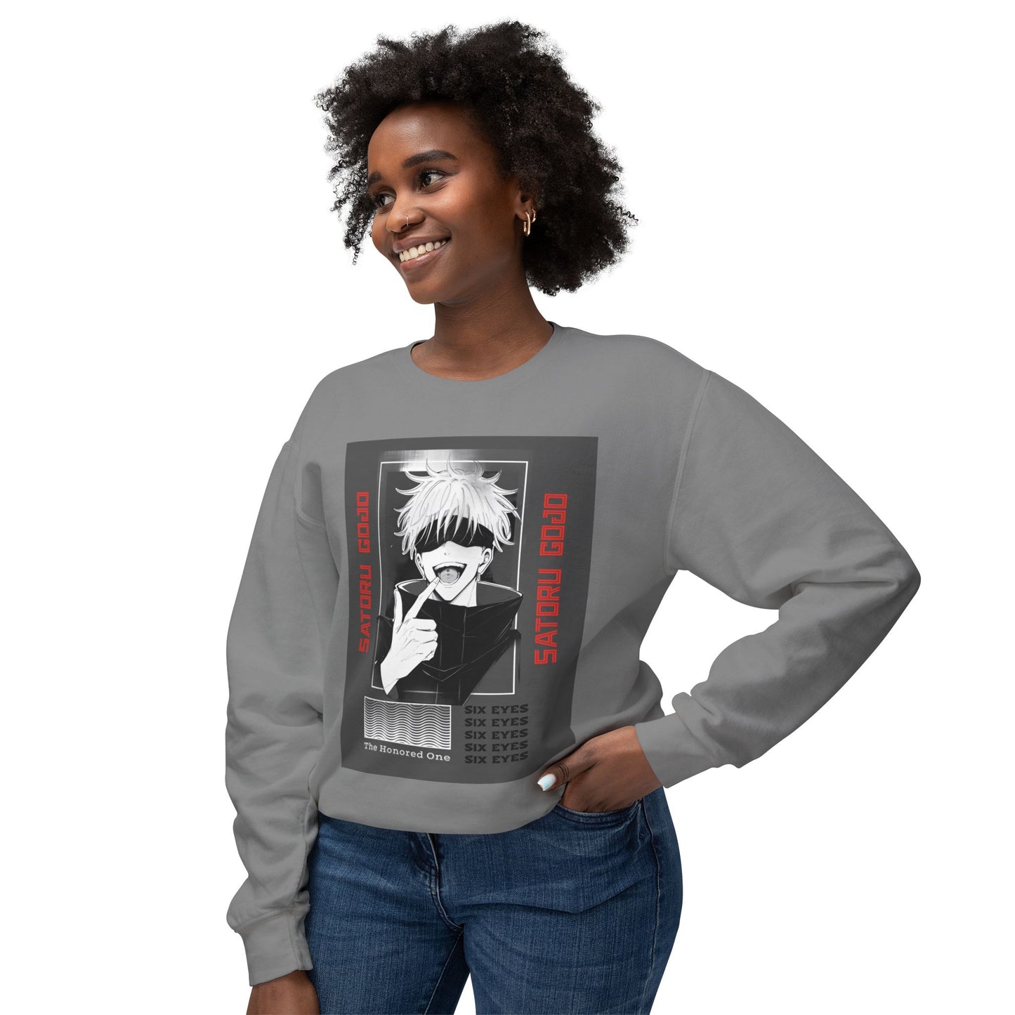 Satoru Gojo Jujutsu Kaisen Sweatshirt, Infinite Void Anime Crewneck, Domain Expansion, Unisex Top