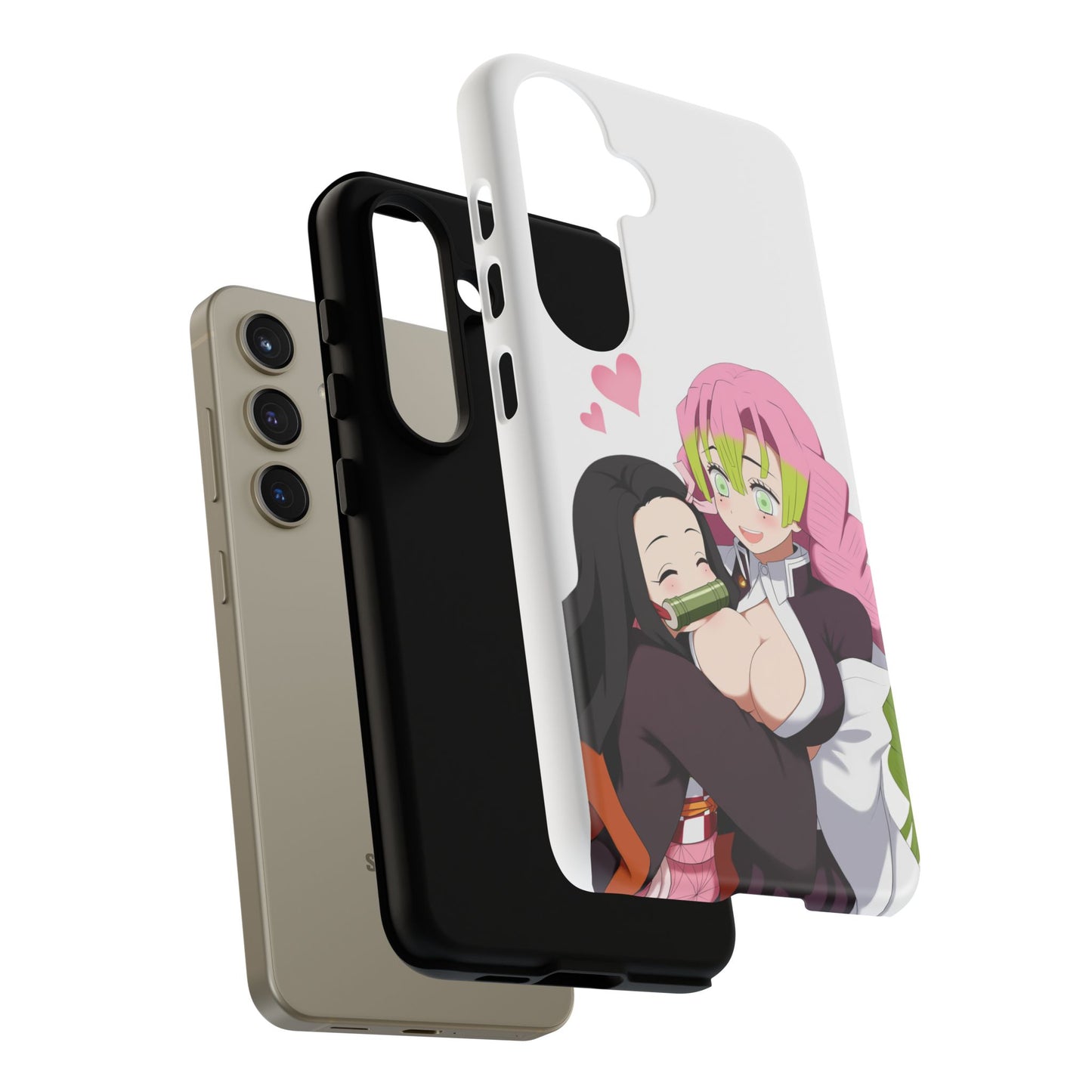 Anime Tough Cases - Nezuko and Mitsuri Demon Slayer Love Design