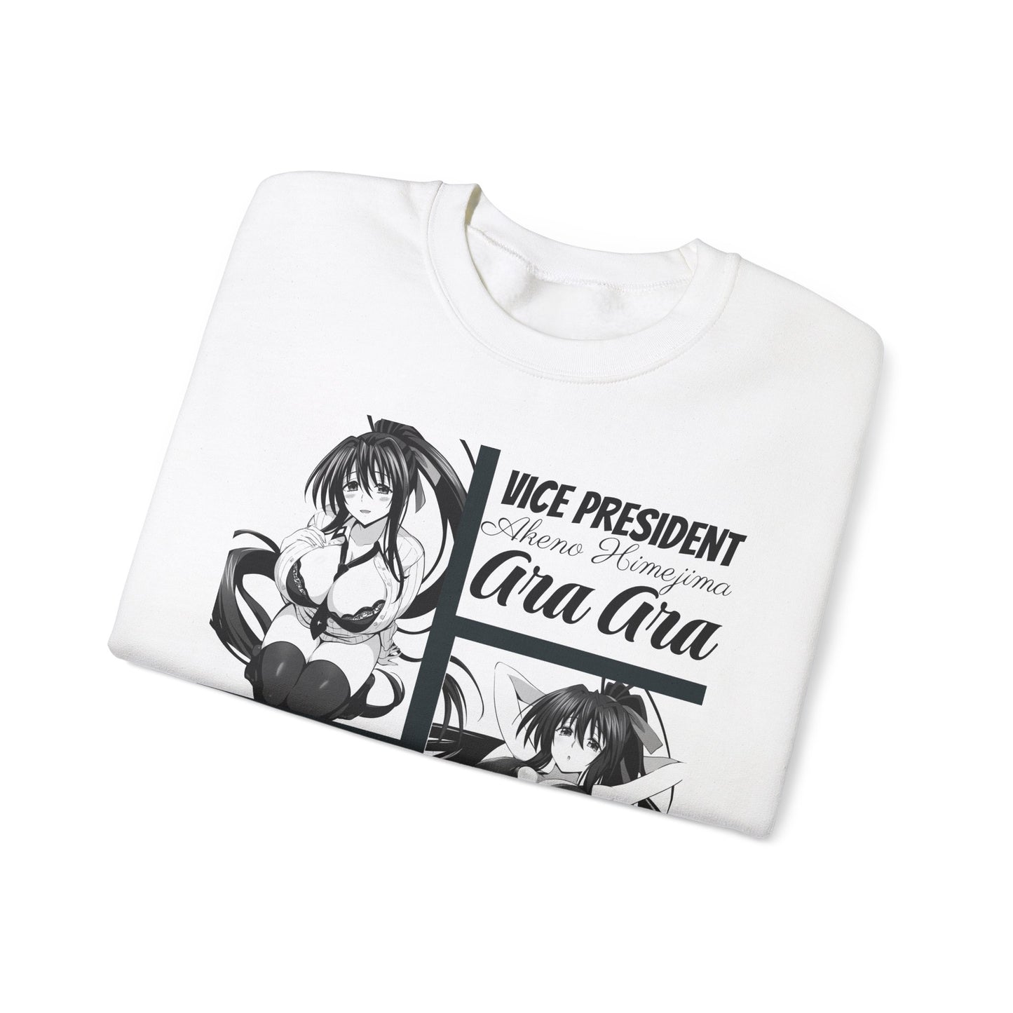 Akeno Himejima Alias Sweatshirt, High School DxD Unisex Crewneck Jumper - Anime Lover Gifts, Otaku Fashion, Japanese Cartoon Apparel,