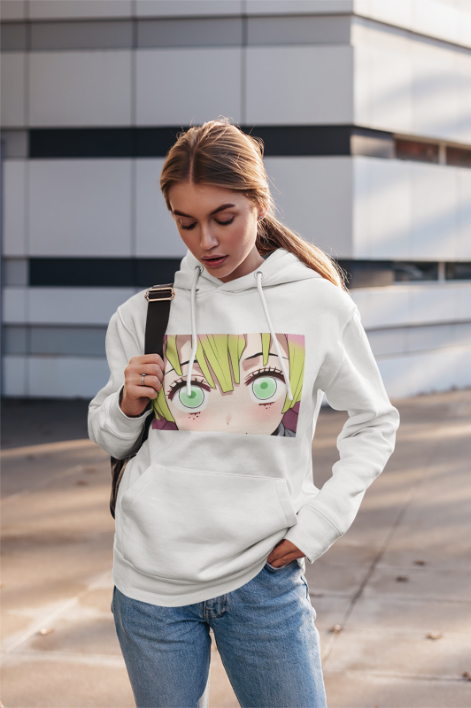 Mitsuri Demon Slayer Hoodie, Cute Anime Sweatshirt, Unisex Hooded Jumper, Gift for Anime Fans, Demon Slayer Merch, Cozy Anime Hoodie