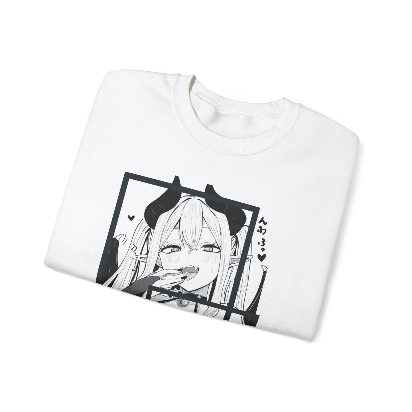 Succubus Sweatshirt, Anime Manga Style, Unisex Crewneck Jumper, Cosplay Fashion Gift, Halloween Costume Apparel