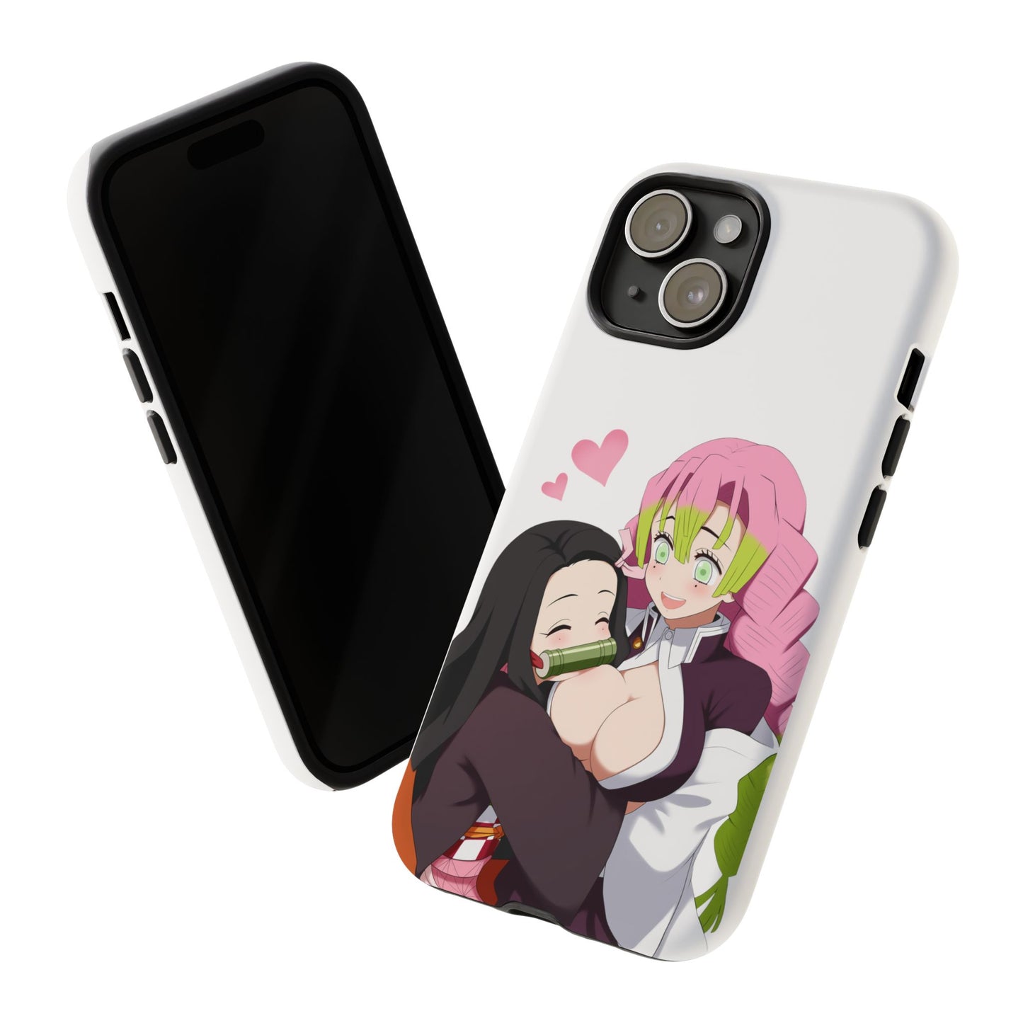 Anime Tough Cases - Nezuko and Mitsuri Demon Slayer Love Design