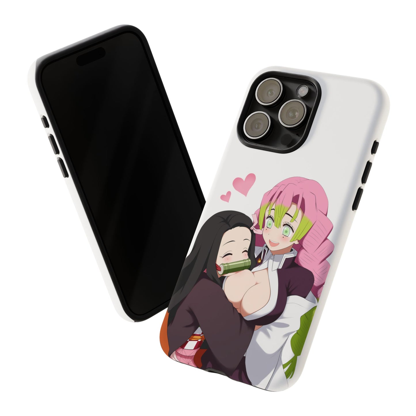 Anime Tough Cases - Nezuko and Mitsuri Demon Slayer Love Design
