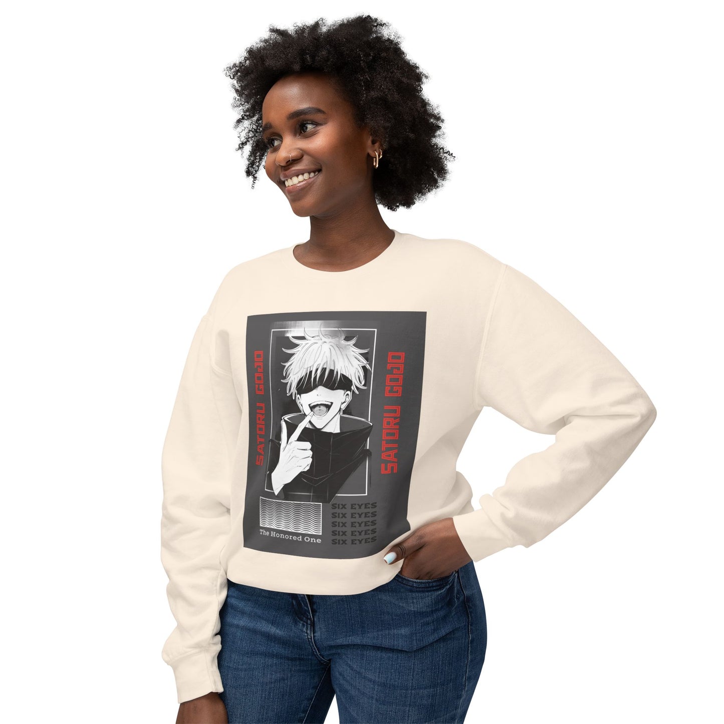 Satoru Gojo Jujutsu Kaisen Sweatshirt, Infinite Void Anime Crewneck, Domain Expansion, Unisex Top