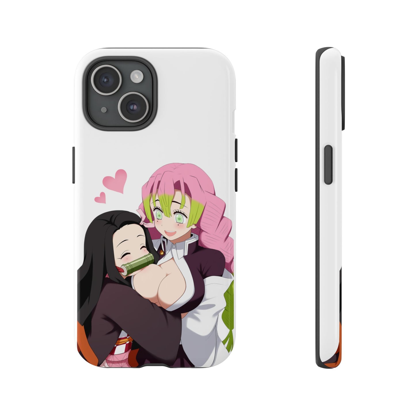 Anime Tough Cases - Nezuko and Mitsuri Demon Slayer Love Design
