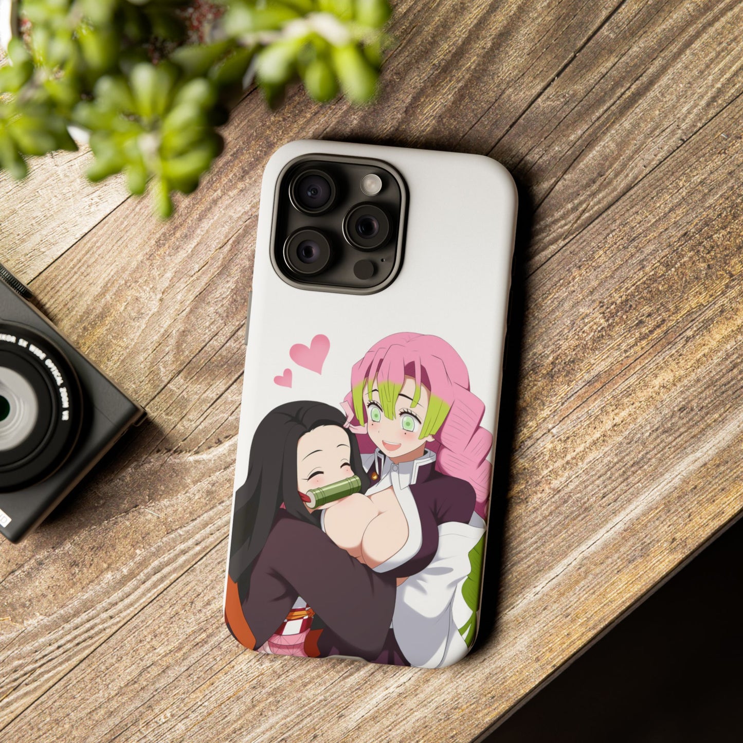 Anime Tough Cases - Nezuko and Mitsuri Demon Slayer Love Design