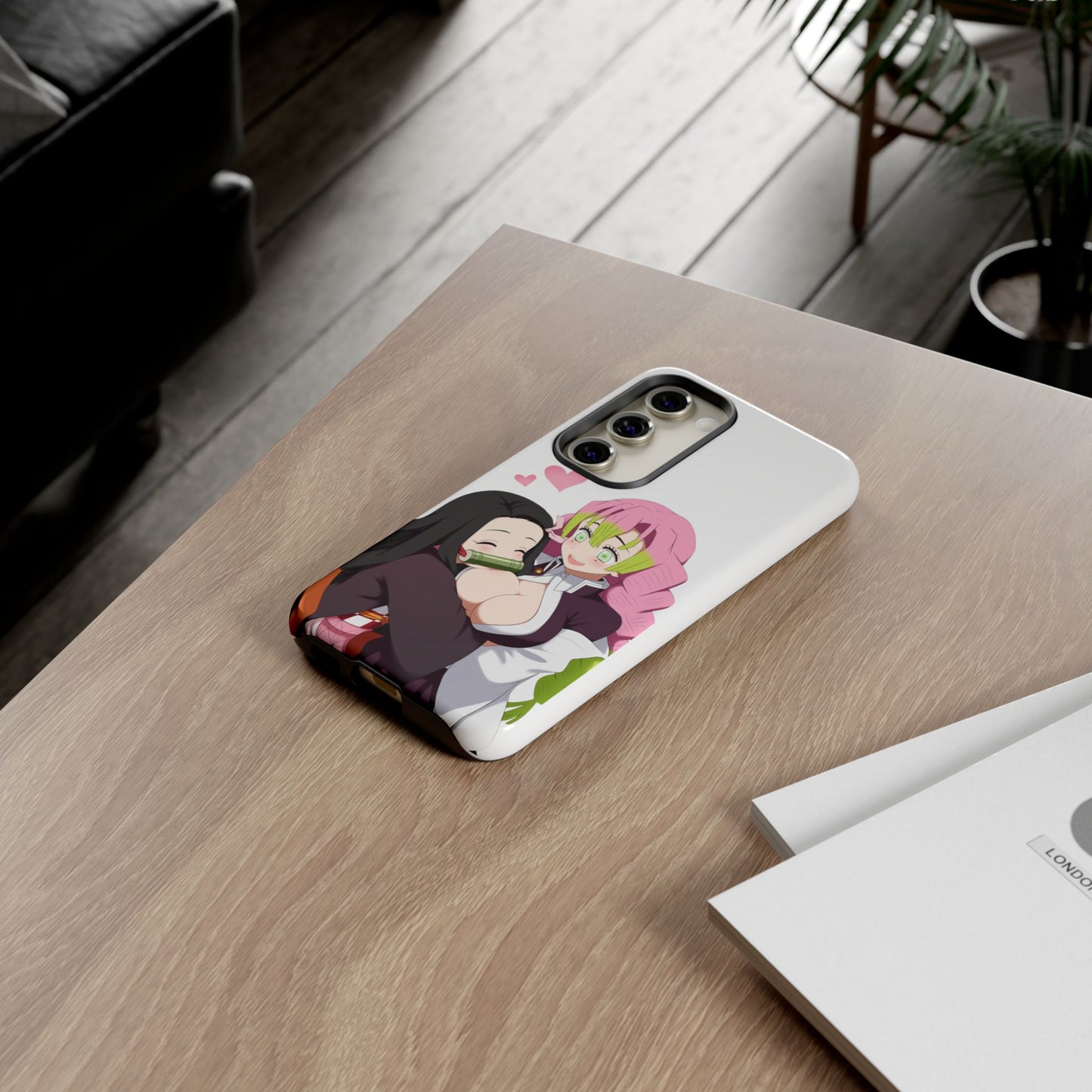 Anime Tough Cases - Nezuko and Mitsuri Demon Slayer Love Design
