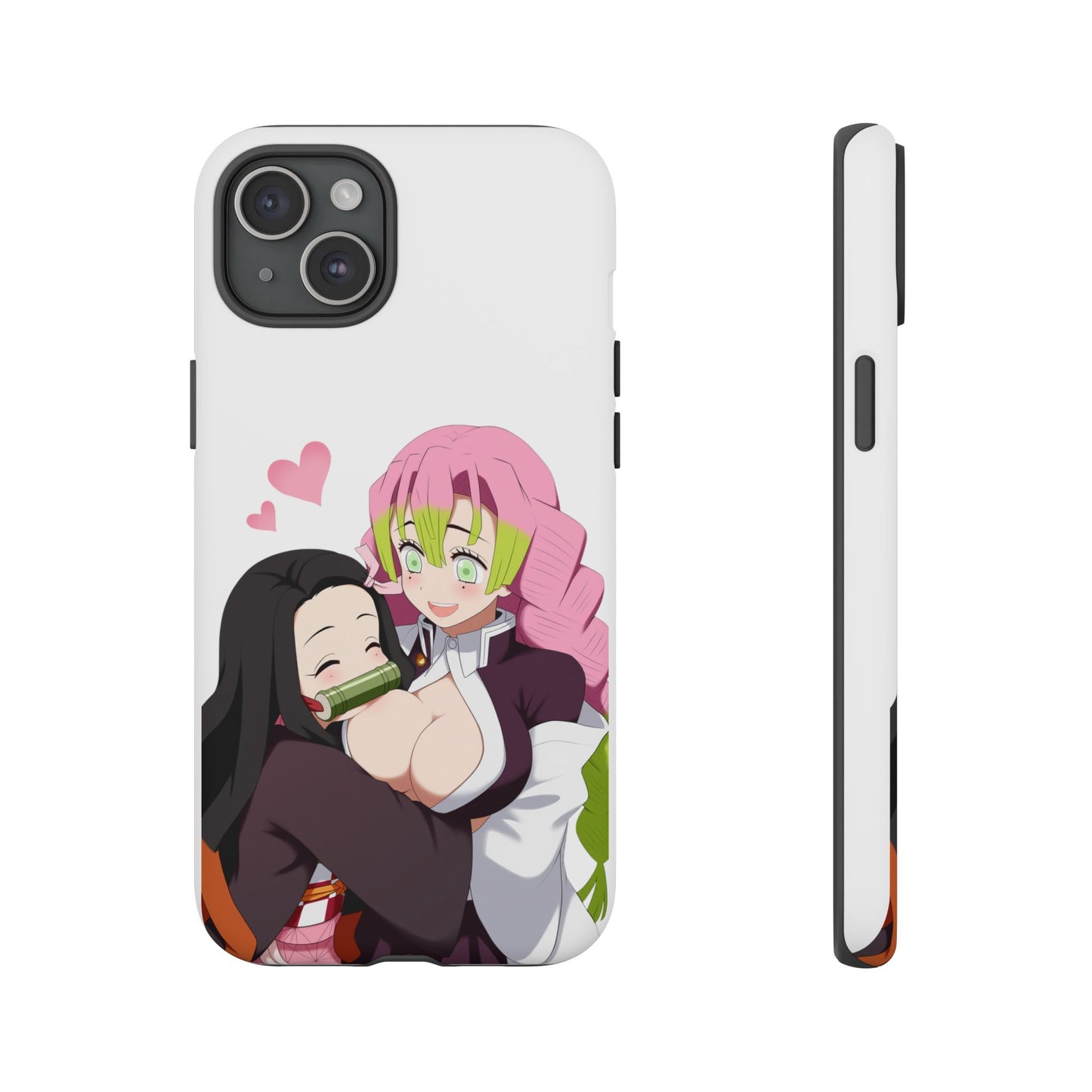 Anime Tough Cases - Nezuko and Mitsuri Demon Slayer Love Design