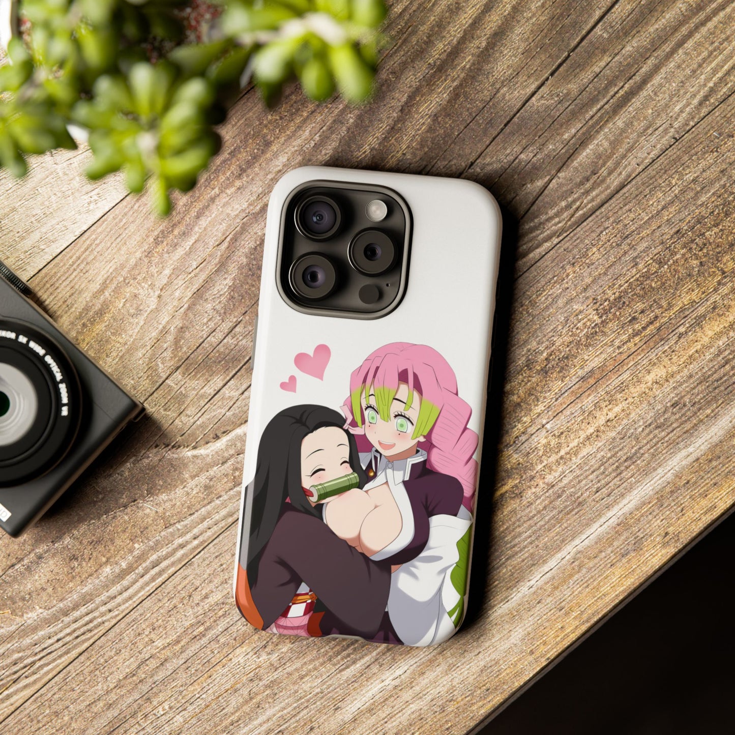 Anime Tough Cases - Nezuko and Mitsuri Demon Slayer Love Design