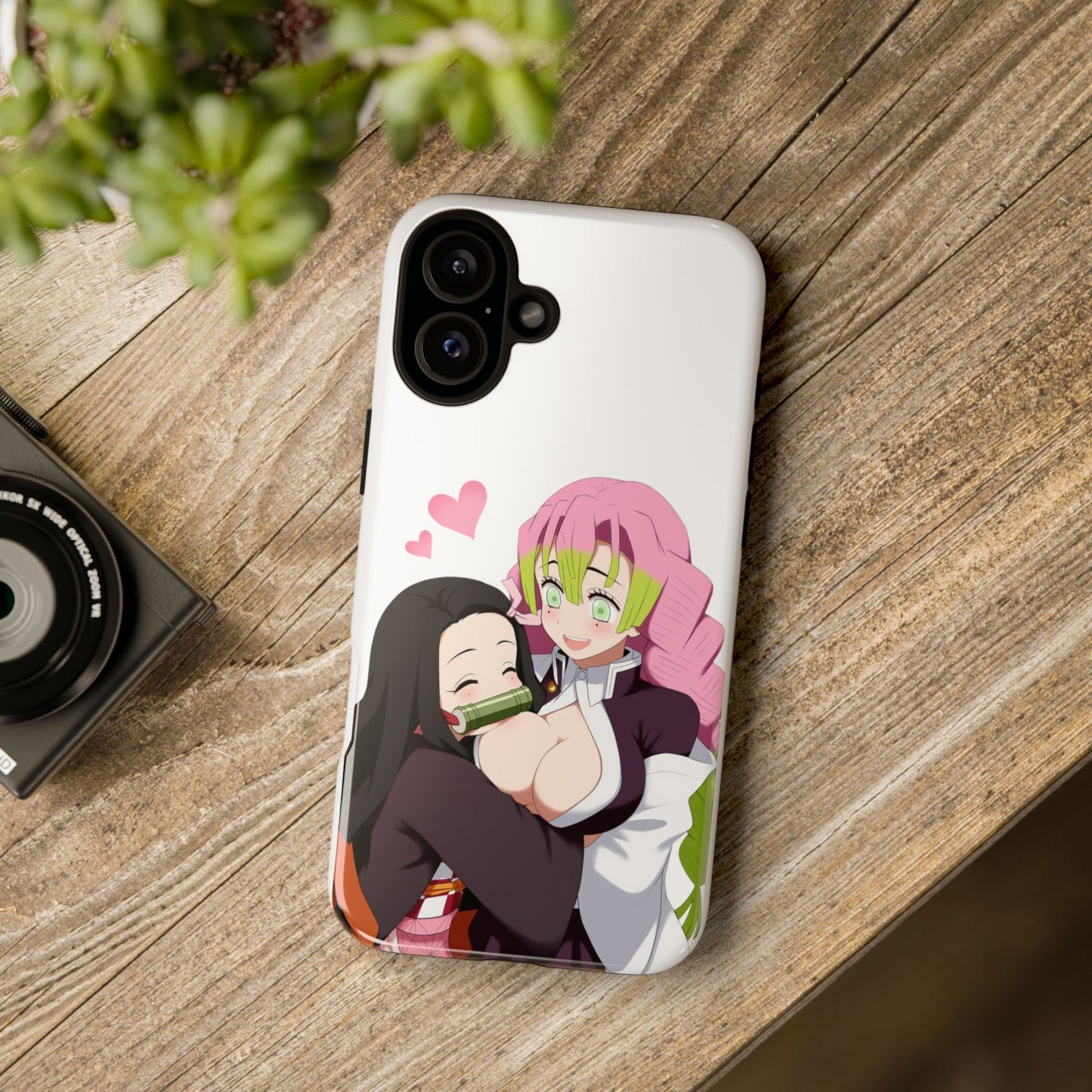 Anime Tough Cases - Nezuko and Mitsuri Demon Slayer Love Design