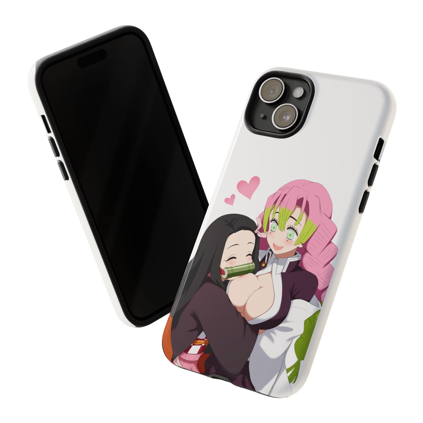 Anime Tough Cases - Nezuko and Mitsuri Demon Slayer Love Design