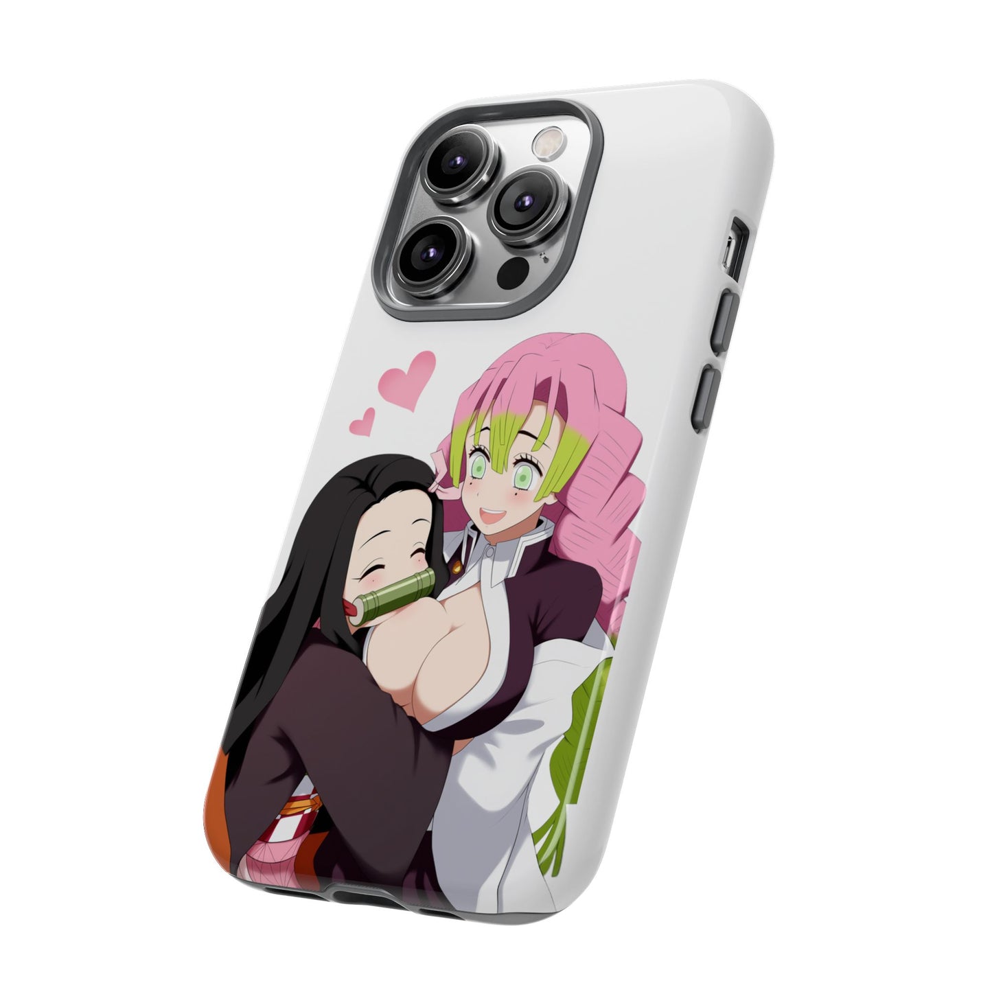 Anime Tough Cases - Nezuko and Mitsuri Demon Slayer Love Design