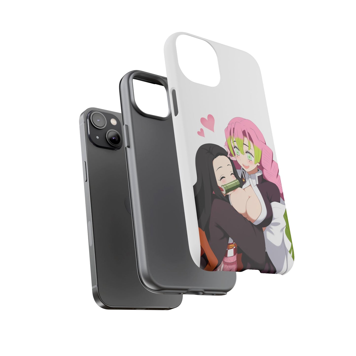Anime Tough Cases - Nezuko and Mitsuri Demon Slayer Love Design
