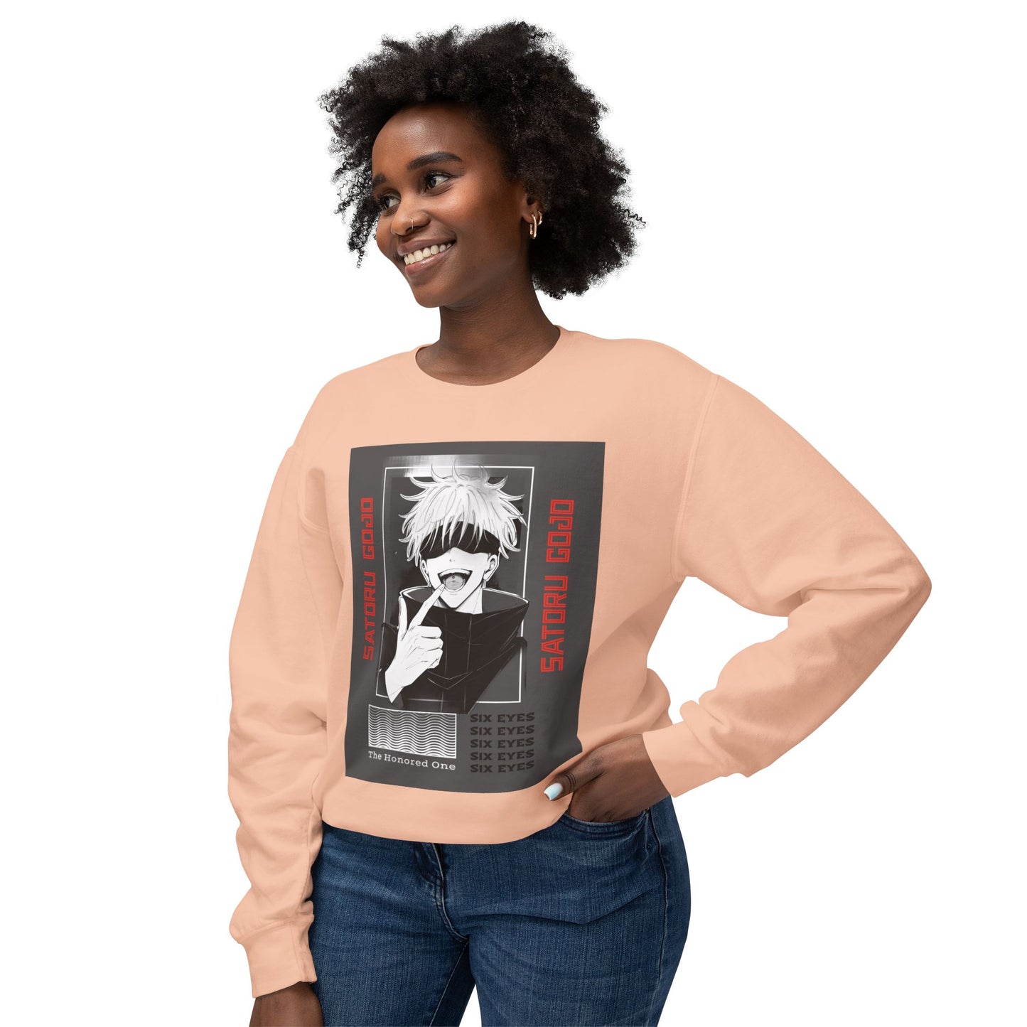 Satoru Gojo Jujutsu Kaisen Sweatshirt, Infinite Void Anime Crewneck, Domain Expansion, Unisex Top