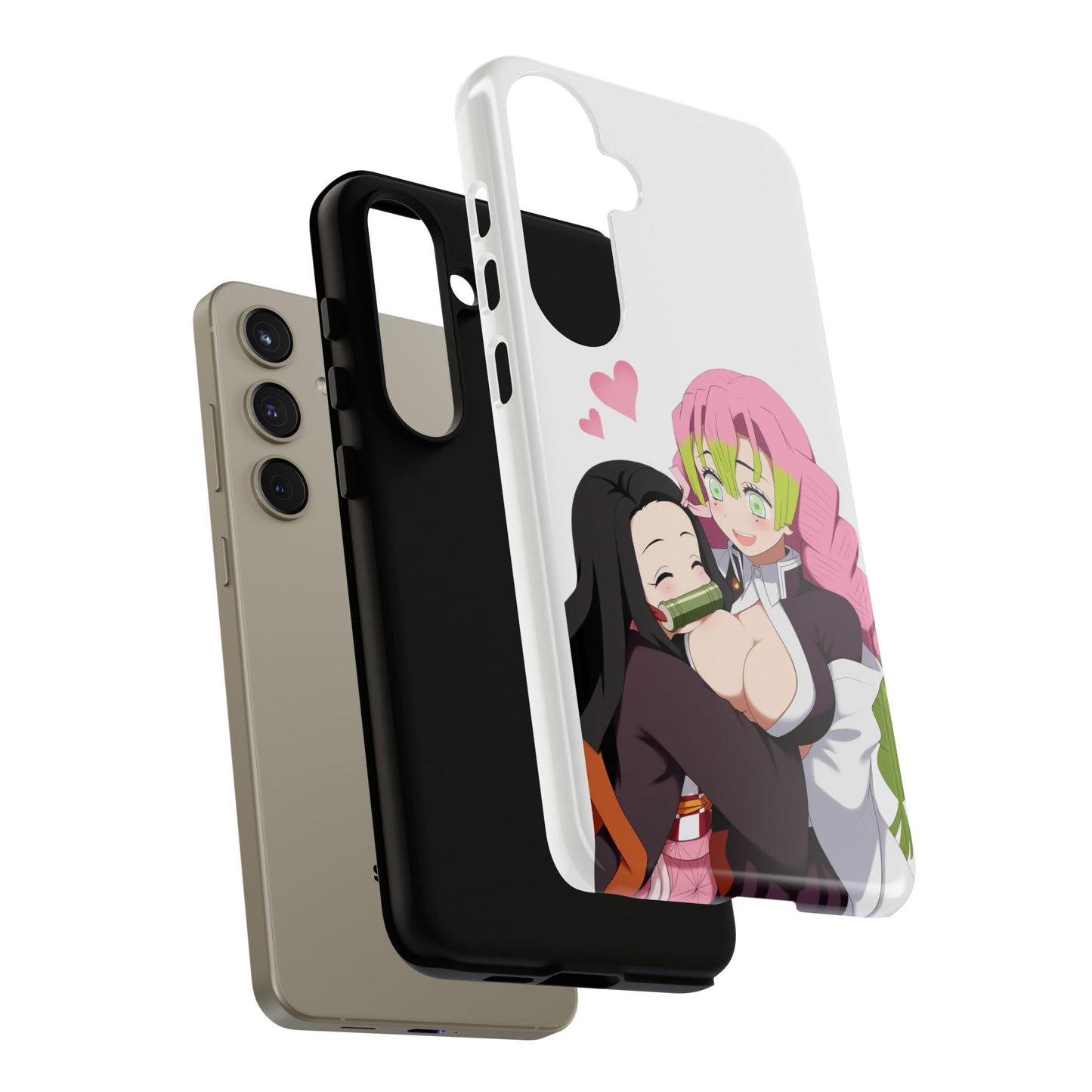 Anime Tough Cases - Nezuko and Mitsuri Demon Slayer Love Design