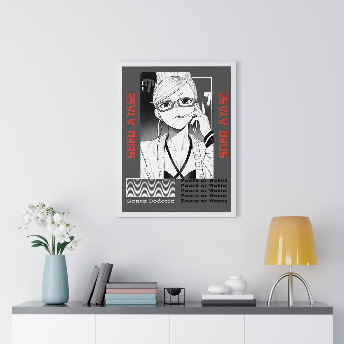 Seiko Ayase from Dandadan, New Waifu Wall Art Print, Home Decor, Gift for Anime Fans, Manga Poster, Anime Vertical Framed Poster,