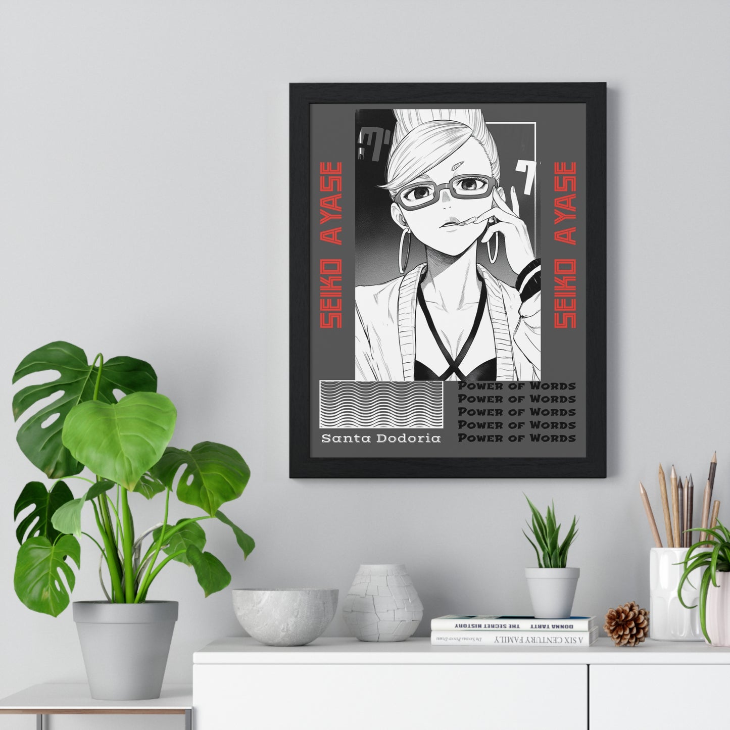 Seiko Ayase from Dandadan, New Waifu Wall Art Print, Home Decor, Gift for Anime Fans, Manga Poster, Anime Vertical Framed Poster,