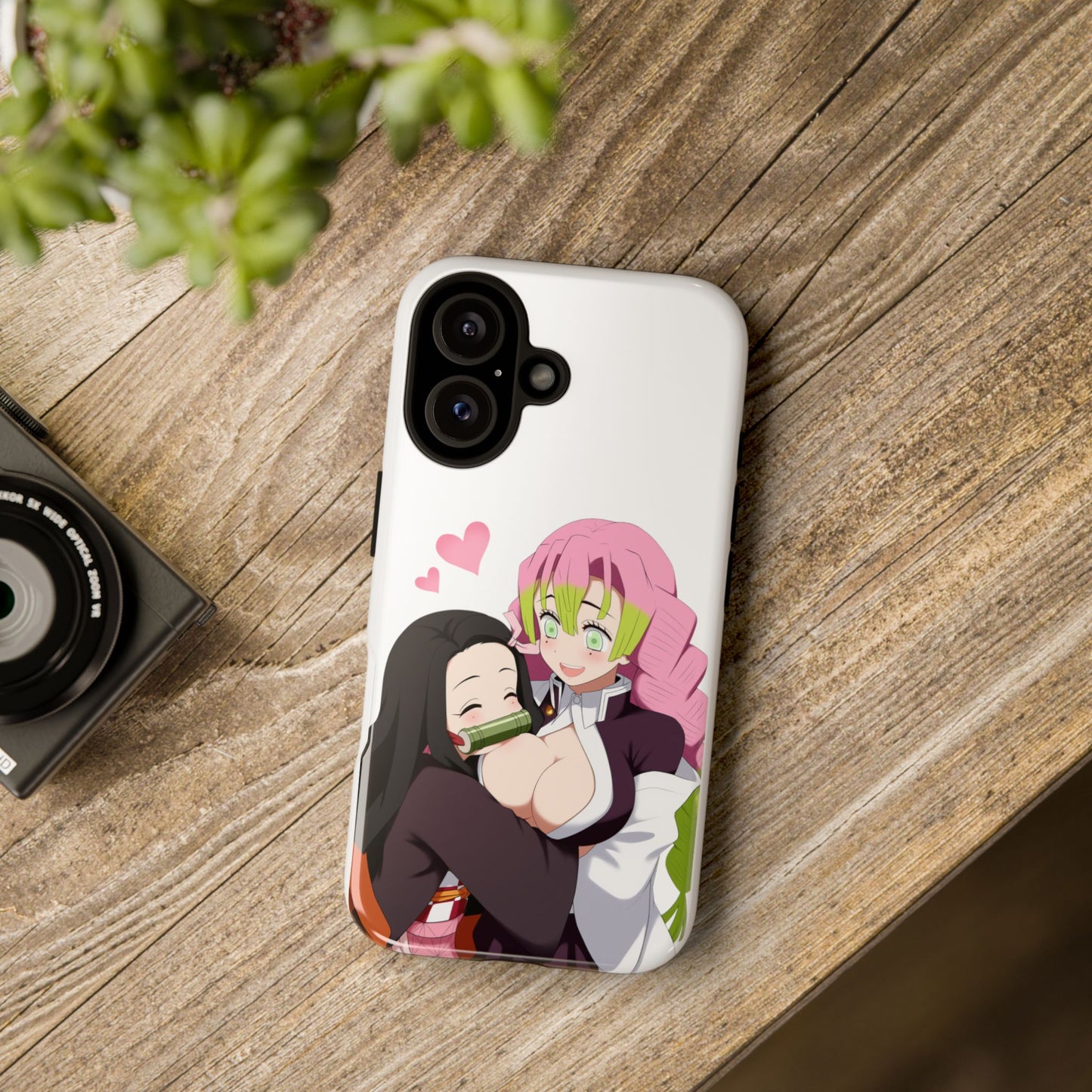 Anime Tough Cases - Nezuko and Mitsuri Demon Slayer Love Design