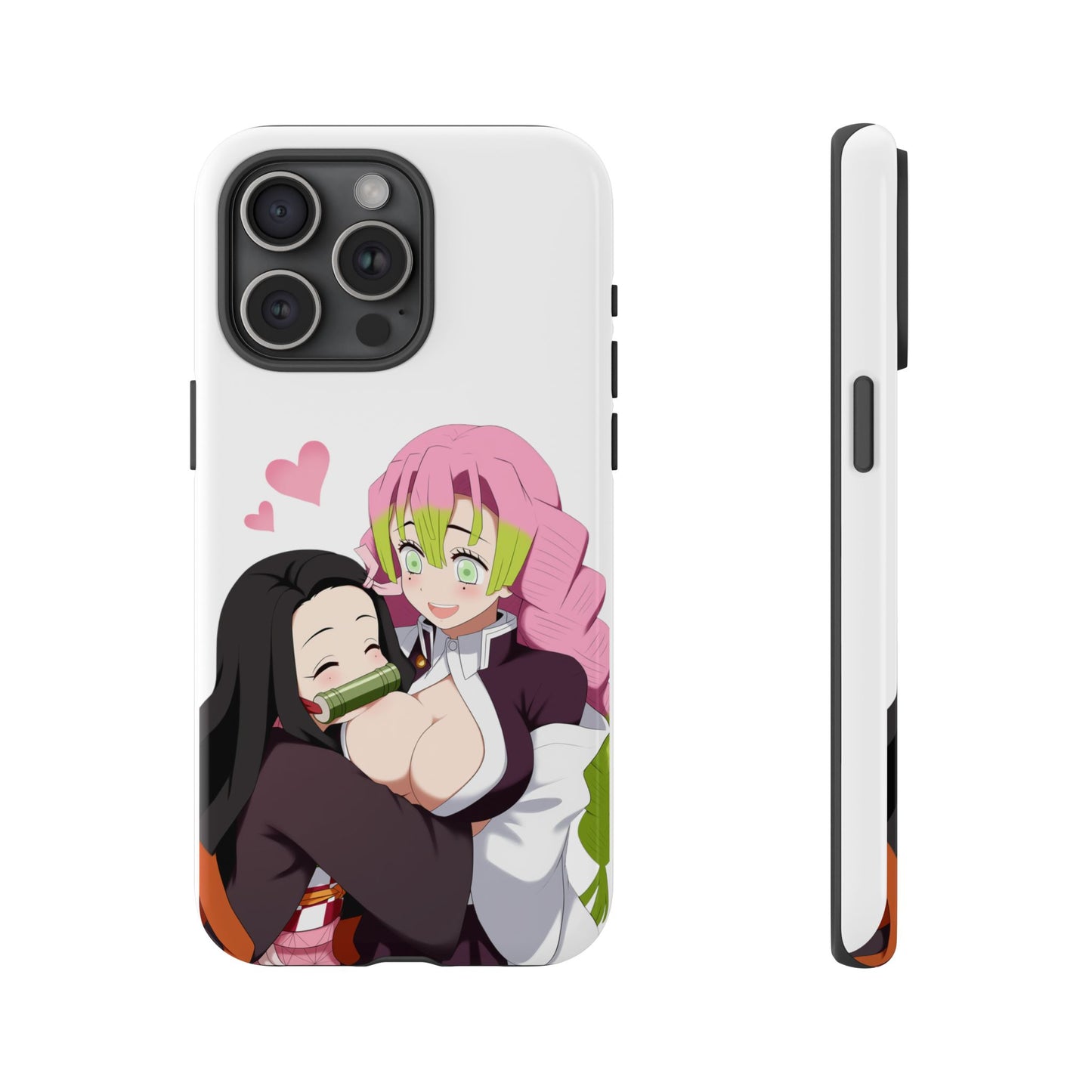 Anime Tough Cases - Nezuko and Mitsuri Demon Slayer Love Design