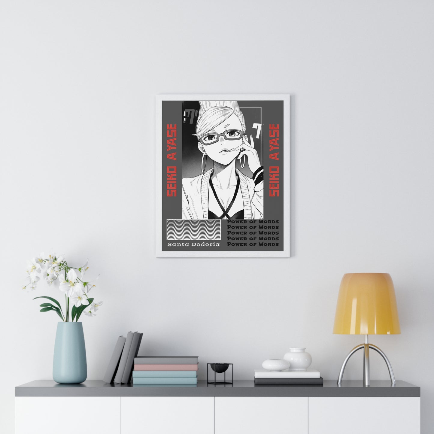 Seiko Ayase from Dandadan, New Waifu Wall Art Print, Home Decor, Gift for Anime Fans, Manga Poster, Anime Vertical Framed Poster,