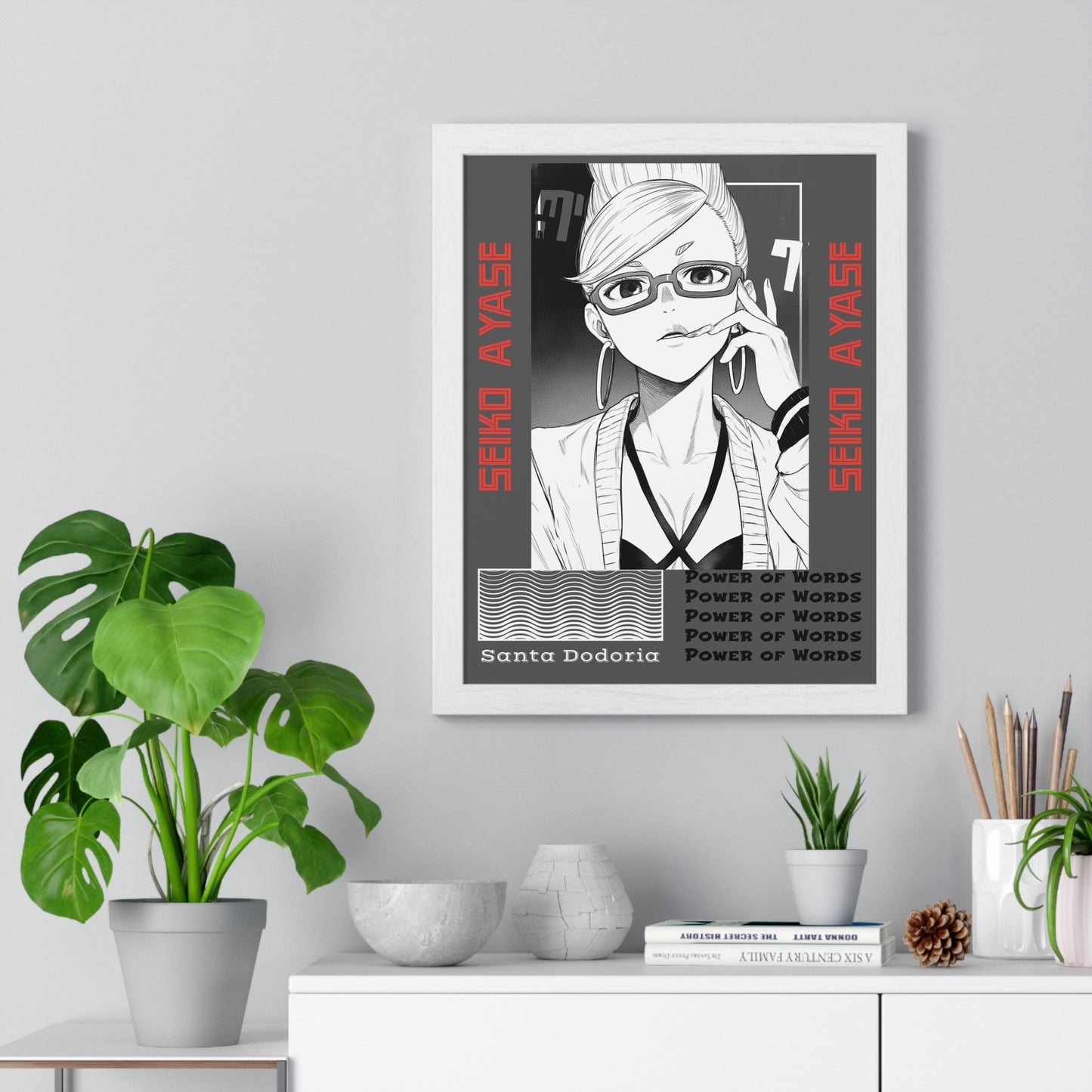 Seiko Ayase from Dandadan, New Waifu Wall Art Print, Home Decor, Gift for Anime Fans, Manga Poster, Anime Vertical Framed Poster,