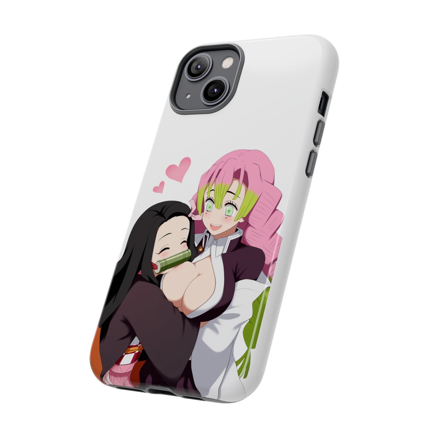 Anime Tough Cases - Nezuko and Mitsuri Demon Slayer Love Design